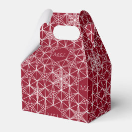 Japandi stil Snöflinga Bröllop Presentaskar