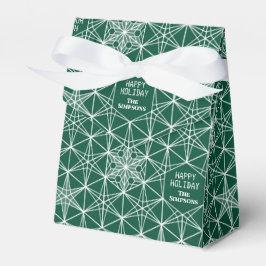 Japandi stil Snowflake Bröllop Presentaskar