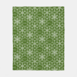 Japandi stil Snowflake Fleecefilt