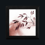 Japandi-Stil Watercolor Bamboo Abstrakt Minnesask<br><div class="desc">Japandi-stil-design,  inspirerad av naturen i Bordeaux red och neutralt färg med bamboo grenar mot en abstrakt vattenfärgsbakgrund,  ger en tyst balans och fred till din rumsdekorator. Det frysta talesättet Just Be kan ersättas eller tas bort. En underbar gåva till alla speciella tillfällen,  inklusive den kommande julhelgen.</div>