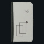 Japandisk havslevande neutralt vid kustbeige plånboksfodral för samsung galaxy s5<br><div class="desc">Elegant Japandi Sea Life Beige neutralt monokrom dubbla initialer monokrom plånbok med en snigel-årshäftfoto för havs,  som ursprungligen publicerades i Diamond Dust Poems Från Svarta havets foto bok. Neutralt naturlig monokrom beige och brun färg palett. Nautisk design med tanke på motivet för havets livslängd. Modern minimalistisk monogrammad plånboksfodral.</div>