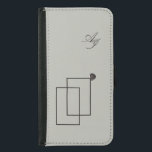Japandisk havslevande neutralt vid kustbeige plånboksfodral för samsung galaxy s5<br><div class="desc">Elegant Japandi Sea Life Beige neutralt monokrom dubbla initialer monokrom plånbok med en snigel-årshäftfoto för havs,  som ursprungligen publicerades i Diamond Dust Poems Från Svarta havets foto bok. Neutralt naturlig monokrom beige och brun färg palett. Nautisk design med tanke på motivet för havets livslängd. Modern minimalistisk monogrammad plånboksfodral.</div>
