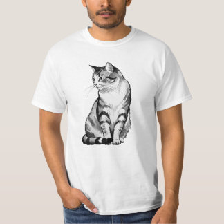 「japanease cat」Japanese style ink painting T-shirt T Shirt