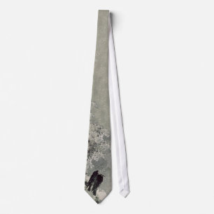 Japanen gal i snöTie Slips