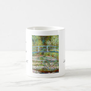 Japanen överbryggar Claude Monet 1899 Kaffemugg