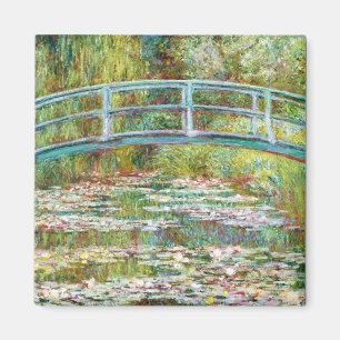 Japanen överbryggar Claude Monet 1899 Magnet