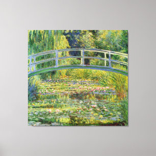 Japanen överbryggar - Claude Monet Canvastryck