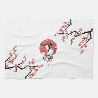 Japanen räcker handduken kökshandduk
