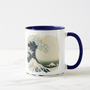 Japanen vinkar målningdesign mugg