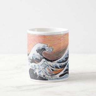 Japanen vinkar muggen kaffemugg