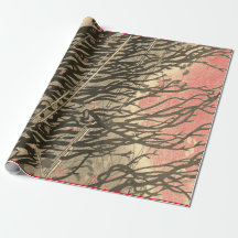 JAPANESE ABSTRAKT ART GRENAR AT SUNSET GIFT WRAP