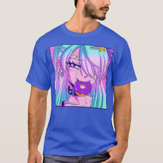 Japanese Anime Girl Waifu Japan Kawaii Otaku  T Shirt