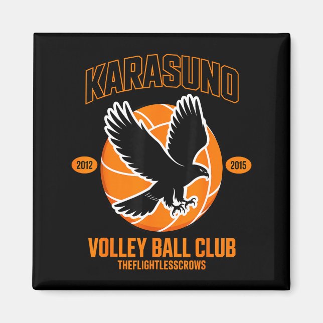 Japanese Anime Volleyball Club Karasunooo High  Magnet (Framsidan)