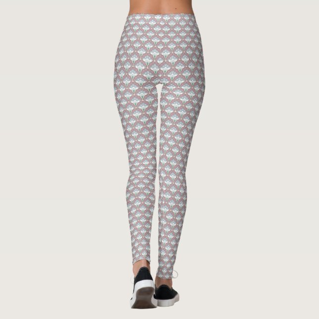 Japanese art deco style_Spring Leggings (Baksida)