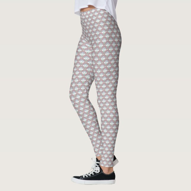 Japanese art deco style_Spring Leggings (Vänster)