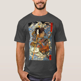 JAPANESE ART PRINT Japanese Samurai 2 T Shirt