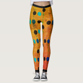 JAPANESE ARTIST KORIN MÖNSTER TRYCKTA JURIS LEGGINGS