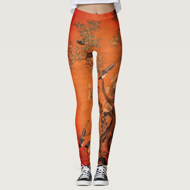 JAPANESE BIRD Leggings (Framsida)