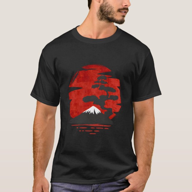 Japanese Bonsai Tree Japanese Bonsai T Shirt (Framsida)