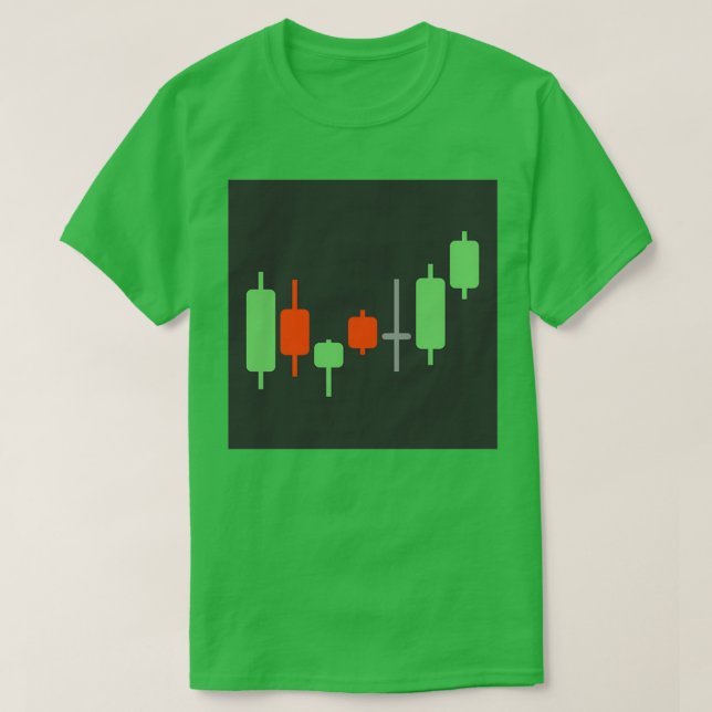 japanese candlestick graph t shirt (Design framsida)