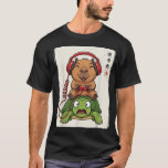 Japanese Capybara Gamer Funny Turtle T Shirt<br><div class="desc">Japanese Capybara Gamer Funny Turtle</div>