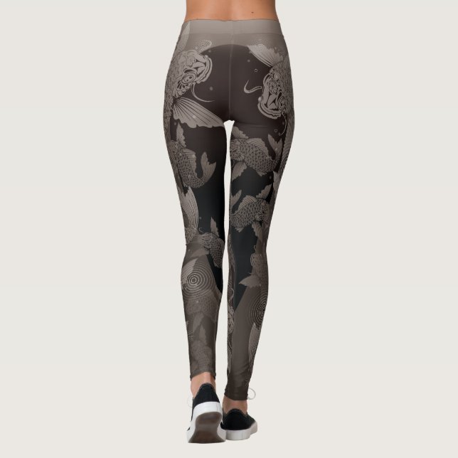 Japanese carp_line5@miyasan leggings (Baksida)