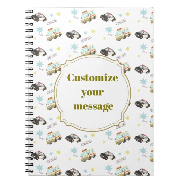 Japanese Cars [Kawaii JAPAN] Anteckningsbok (Framsidan)