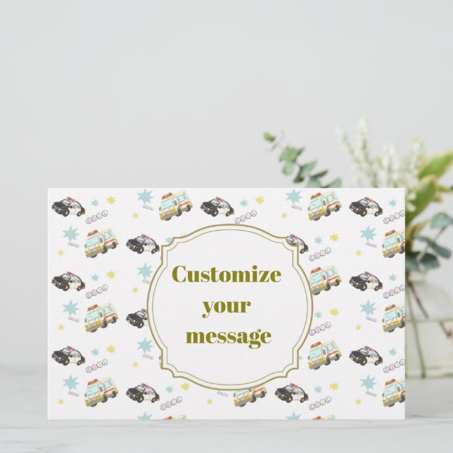 Japanese Cars [Kawaii JAPAN] Brevpapper (Stående Fram)