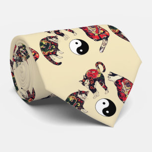 JAPANESE CATS,DRAGON RED DJÄVULEN TATTOOS,YIN YANG SLIPS