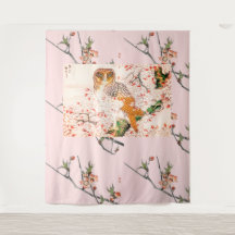 JAPANESE CHERRY BLOMMAR AND UGGLA Tapestry