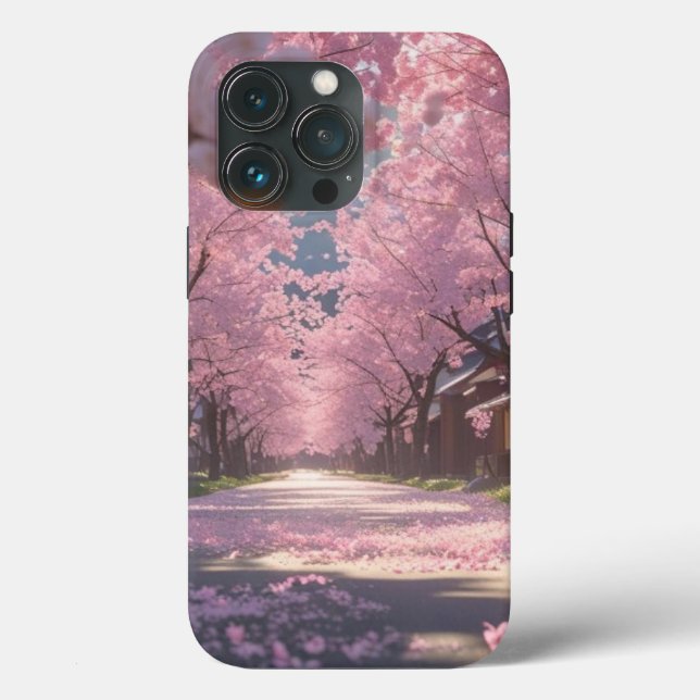 Japanese Cherry Blossom Sakura Phone Case - Day (Baksida )