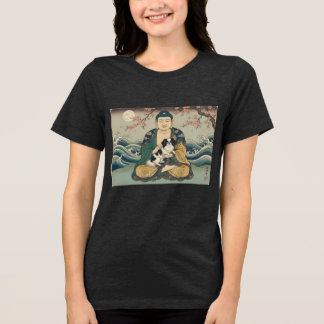 Japanese Chin and Buddha T Shirt