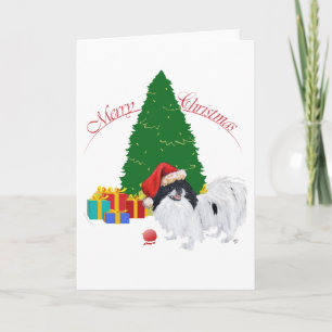 Japanese Chin God Jul Helgkort