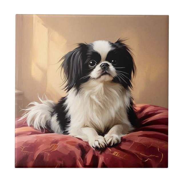 Japanese Chin Kakelplatta (Framsidan)