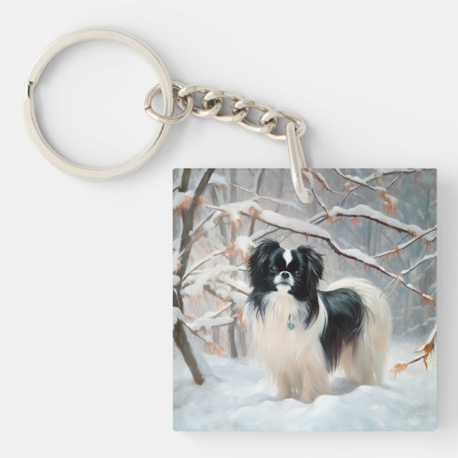 Japanese Chin Låt det snöa jul (Framsidan)
