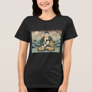 Japanese Chin och Buddha T Shirt