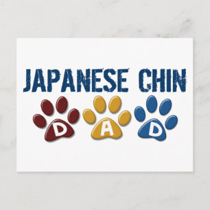 JAPANESE CHIN Pappa Paw Skriv ut 1 Vykort
