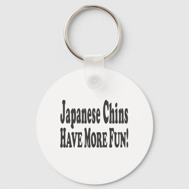 Japanese Chins Har Mer Kul! Nyckelring (Framsida)