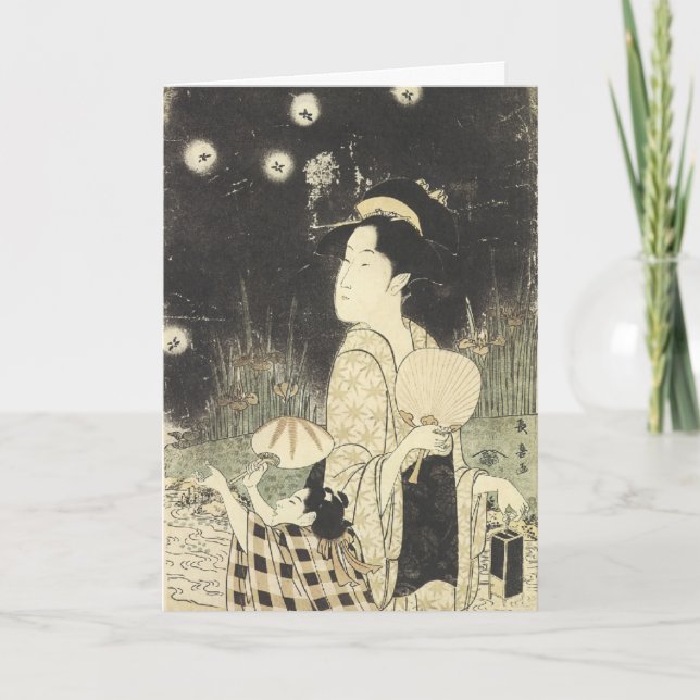 Japanese Crows Holiday Card Helgkort (Framsida)