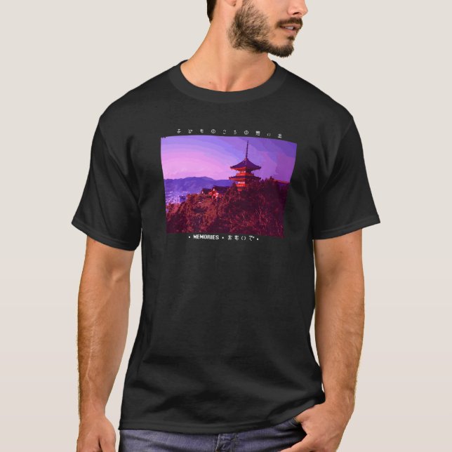 Japanese Cyberpunk Tokyo Streetwear Aesthetic Japa T Shirt (Framsida)