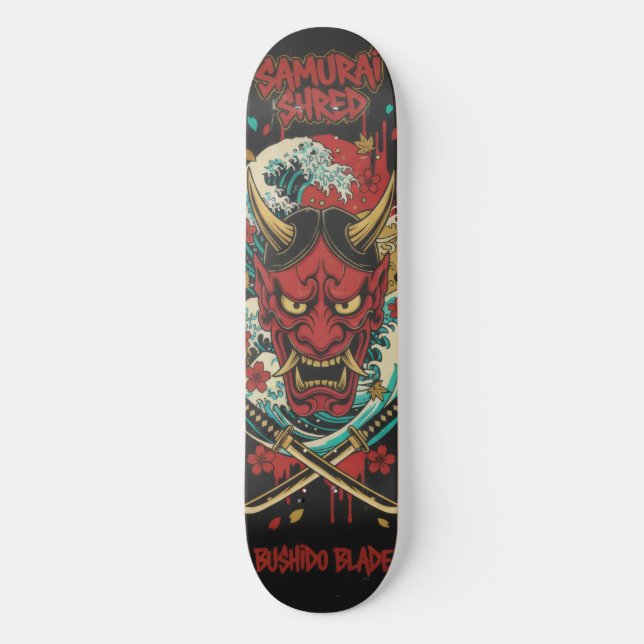 Japanese demon Skateboard Art – Japanese Spirit (Framsida)