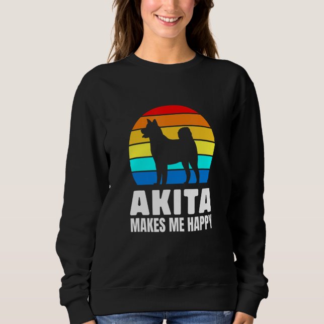 Japanese dog breed lovers Akita T Shirt (Framsida)