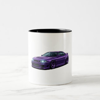 Japanese Domestic Market Rising Sun Flag JDM Legen Två-Tonad Mugg