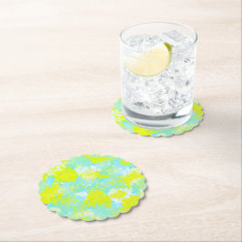 Japanese floral blue patterns underlägg papper