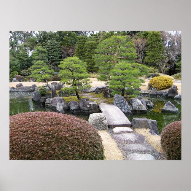 Japanese Garden 日本庭園 Poster (Framsidan)