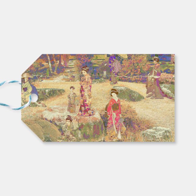 Japanese Garden II / Washed Edition Presentetikett (Baksidan Horisontell)