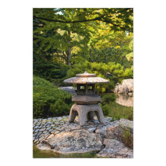 Japanese Garden - Traditional Aesthetic  Fototryck