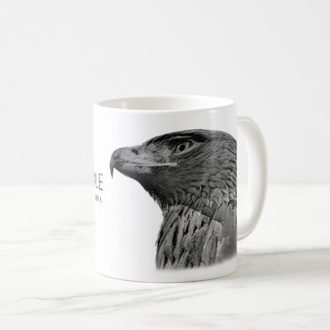 Japanese Golden Eagle Kaffemugg (Framsida höger)