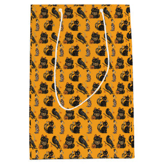 Japanese Halloween Yokai Pattern Gift Bag