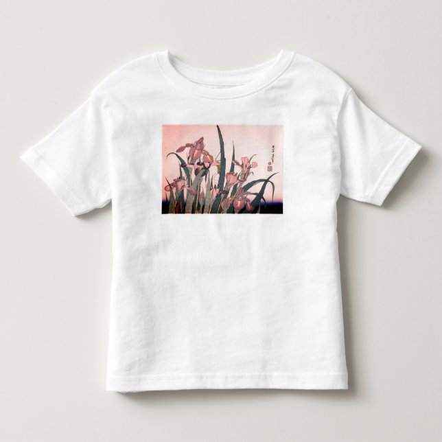 JAPANESE IRIS AS SOM SMÅBARN GIRL TOP ANPASSANAMN T SHIRT (Framsida)